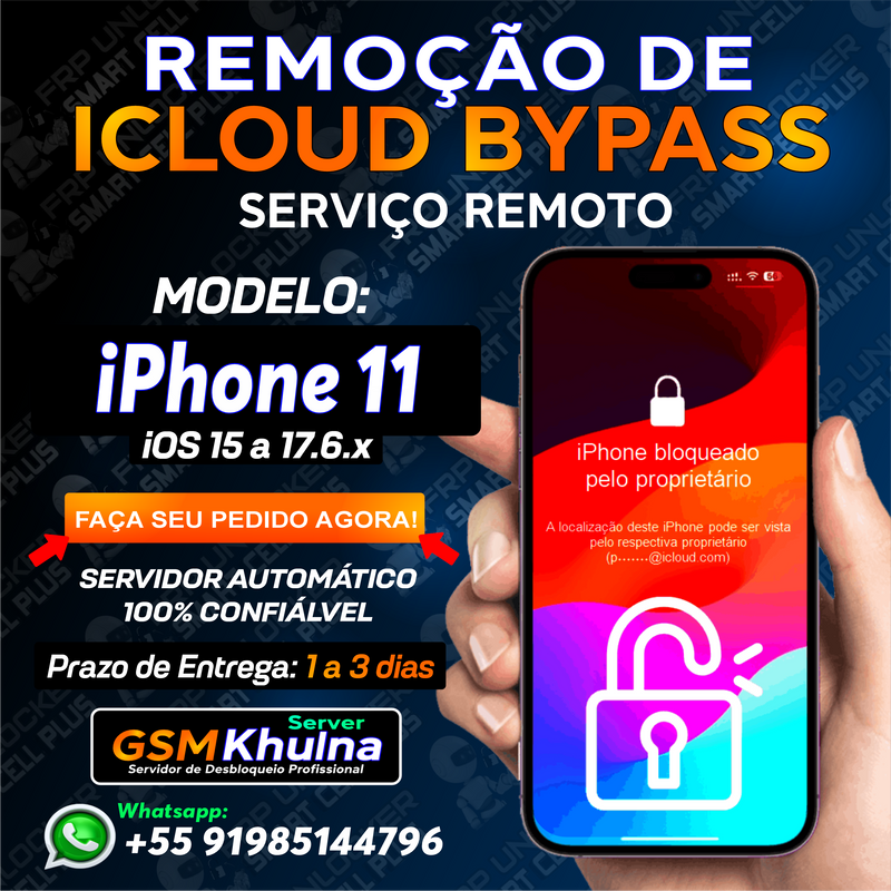 📱 iPHONE 11 - DESBLOQUEIO DE ICLOUD - BYPASS✅