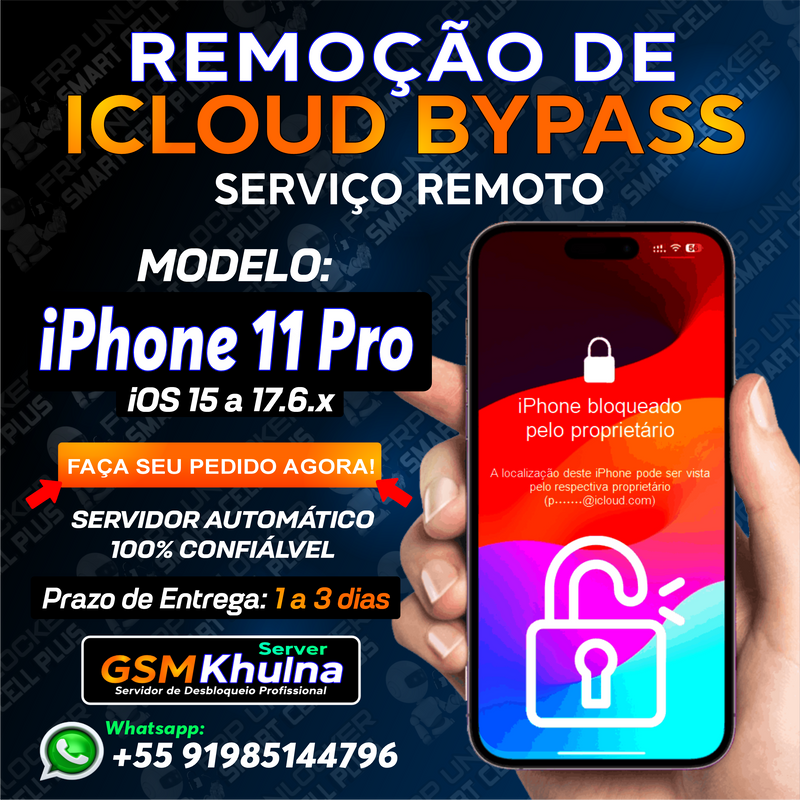 📱 iPHONE 11 PRO - DESBLOQUEIO DE ICLOUD - BYPASS✅