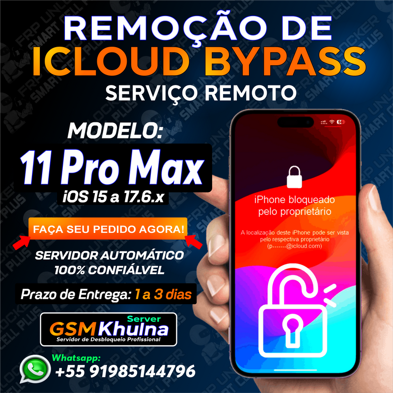 📱 iPHONE 11 PRO MAX - DESBLOQUEIO DE ICLOUD - BYPASS✅