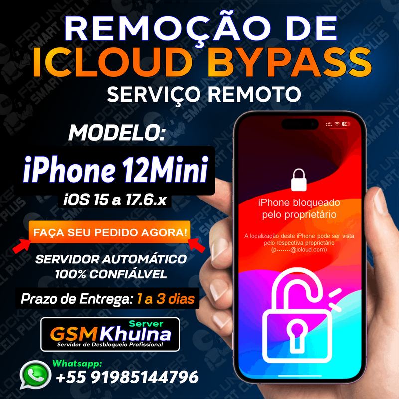 📱 iPHONE 12 MINI - DESBLOQUEIO DE ICLOUD - BYPASS✅