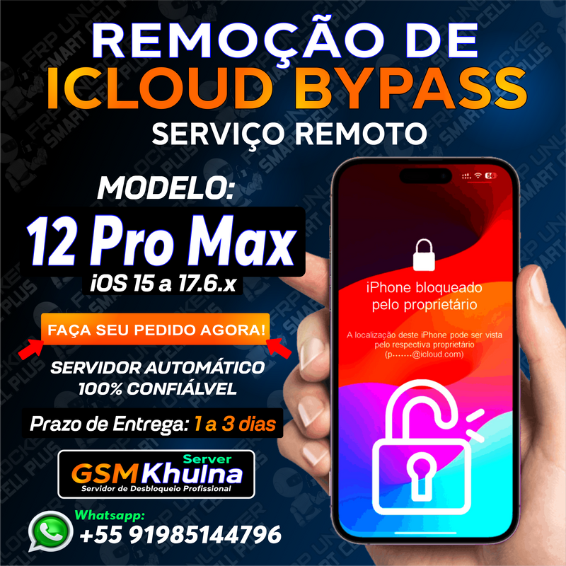 📱 iPHONE 12 PRO MAX - DESBLOQUEIO DE ICLOUD - BYPASS✅