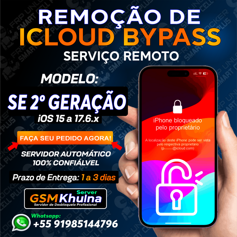 📱 iPHONE SE 2ª GERAÇÃO - DESBLOQUEIO DE ICLOUD - BYPASS✅